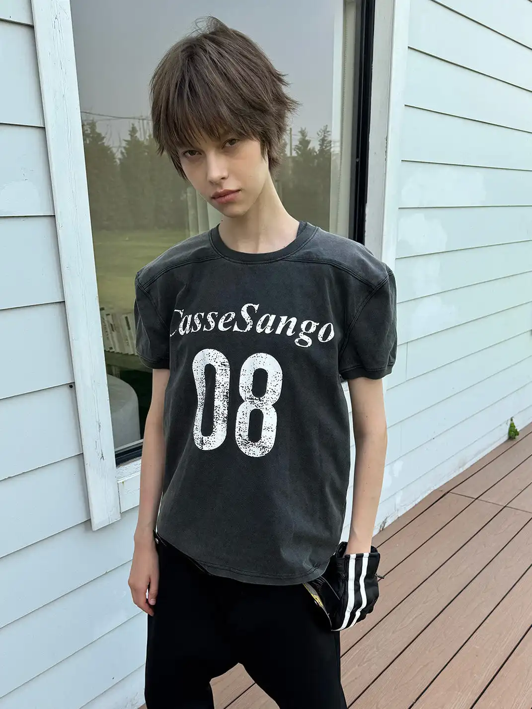 CasseSango | Number Print Rugby Jersey T-Shirt