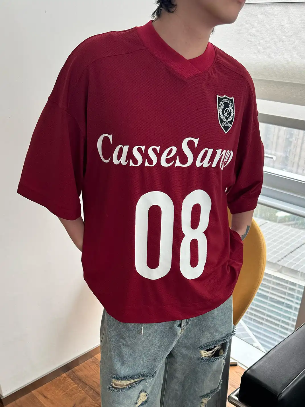 CasseSango | 08 Print Mesh Jersey
