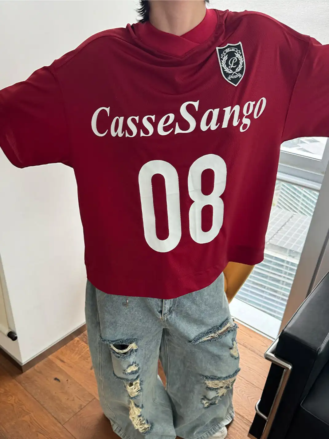 CasseSango | 08 Print Mesh Jersey