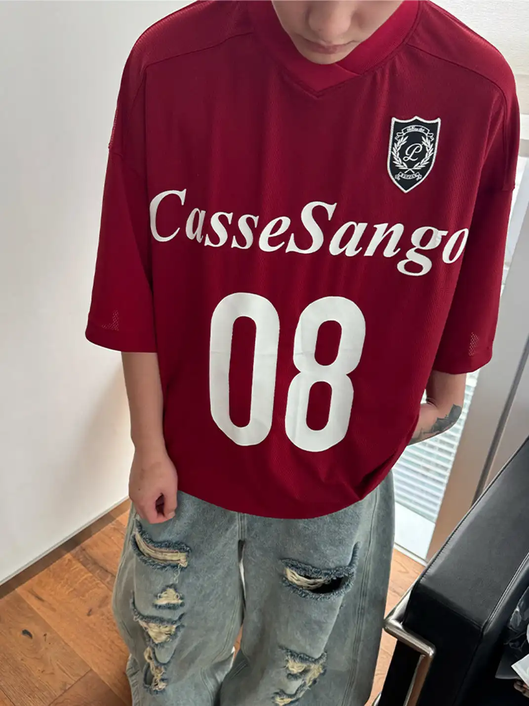 CasseSango | 08 Print Mesh Jersey