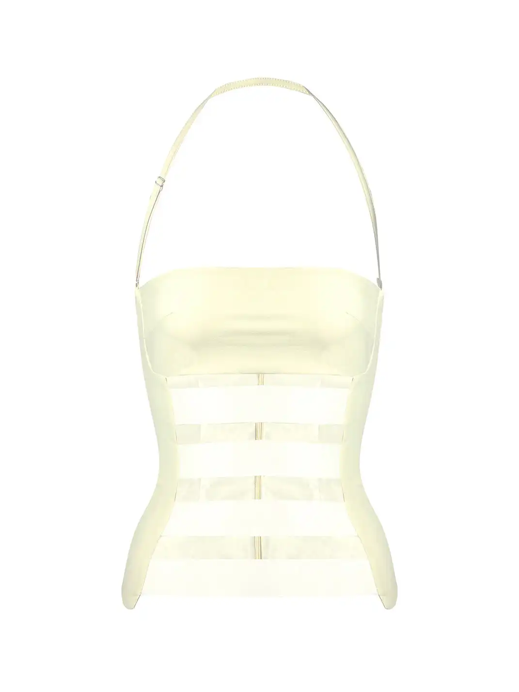 CSFC | Bandage Halter Top-White
