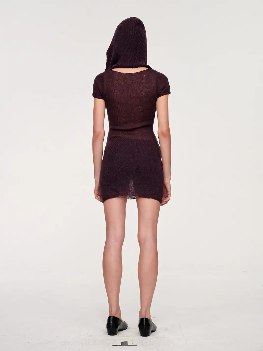 CSFC | Sheer Knit Square Neck Dress