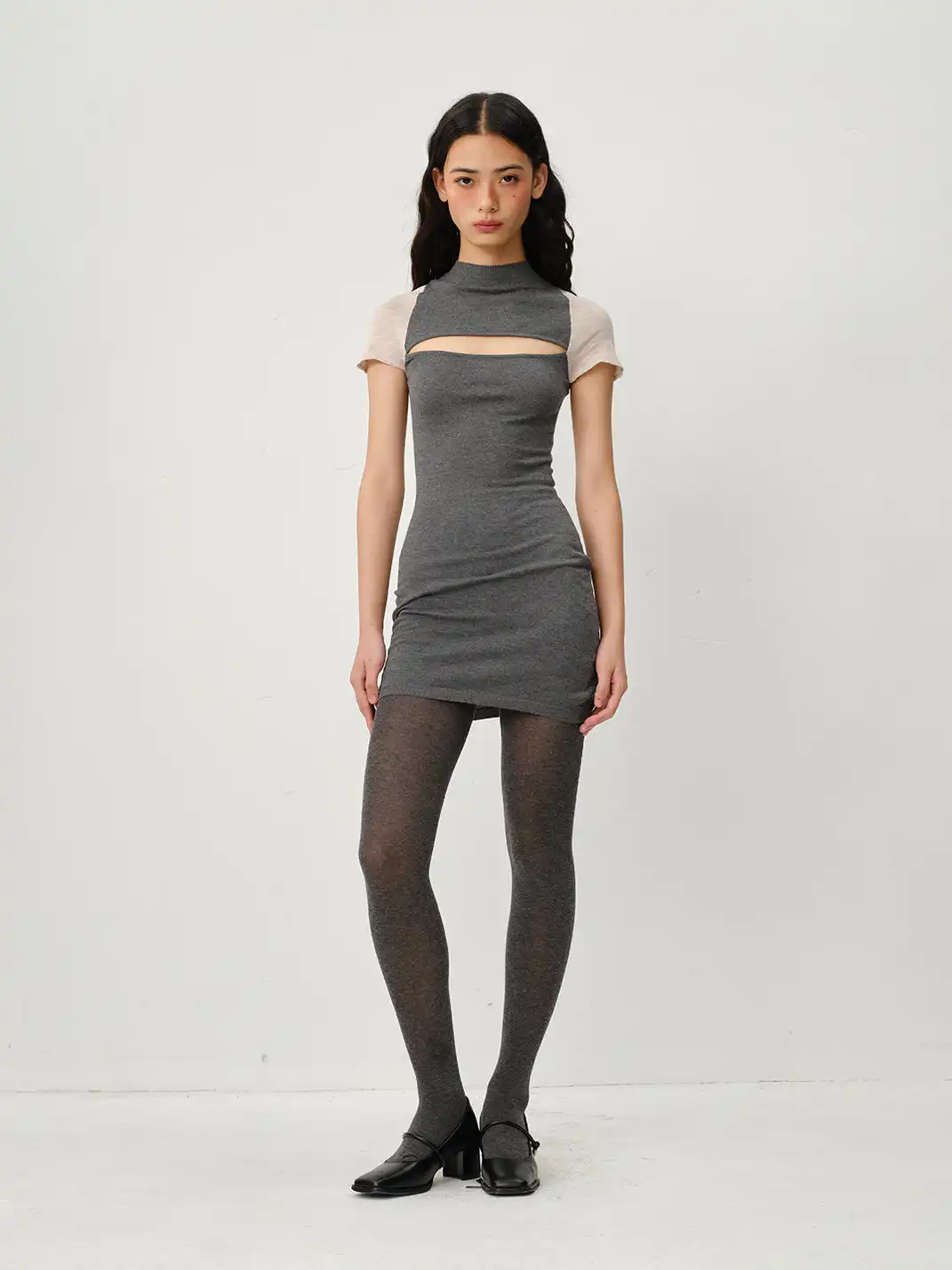 CSFC | Color-Block Knit Dress