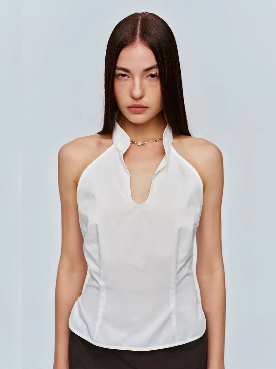 CSFC | Minimalist Backless Halter Top