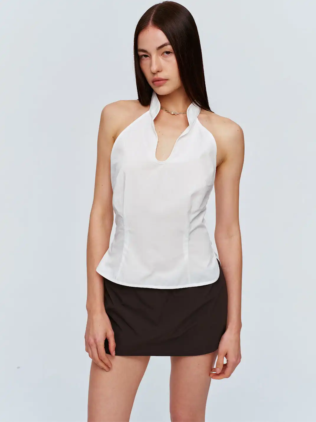 CSFC | Minimalist Backless Halter Top