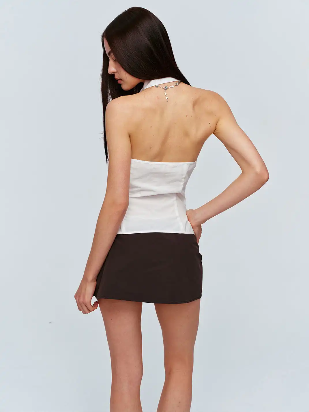 CSFC | Minimalist Backless Halter Top