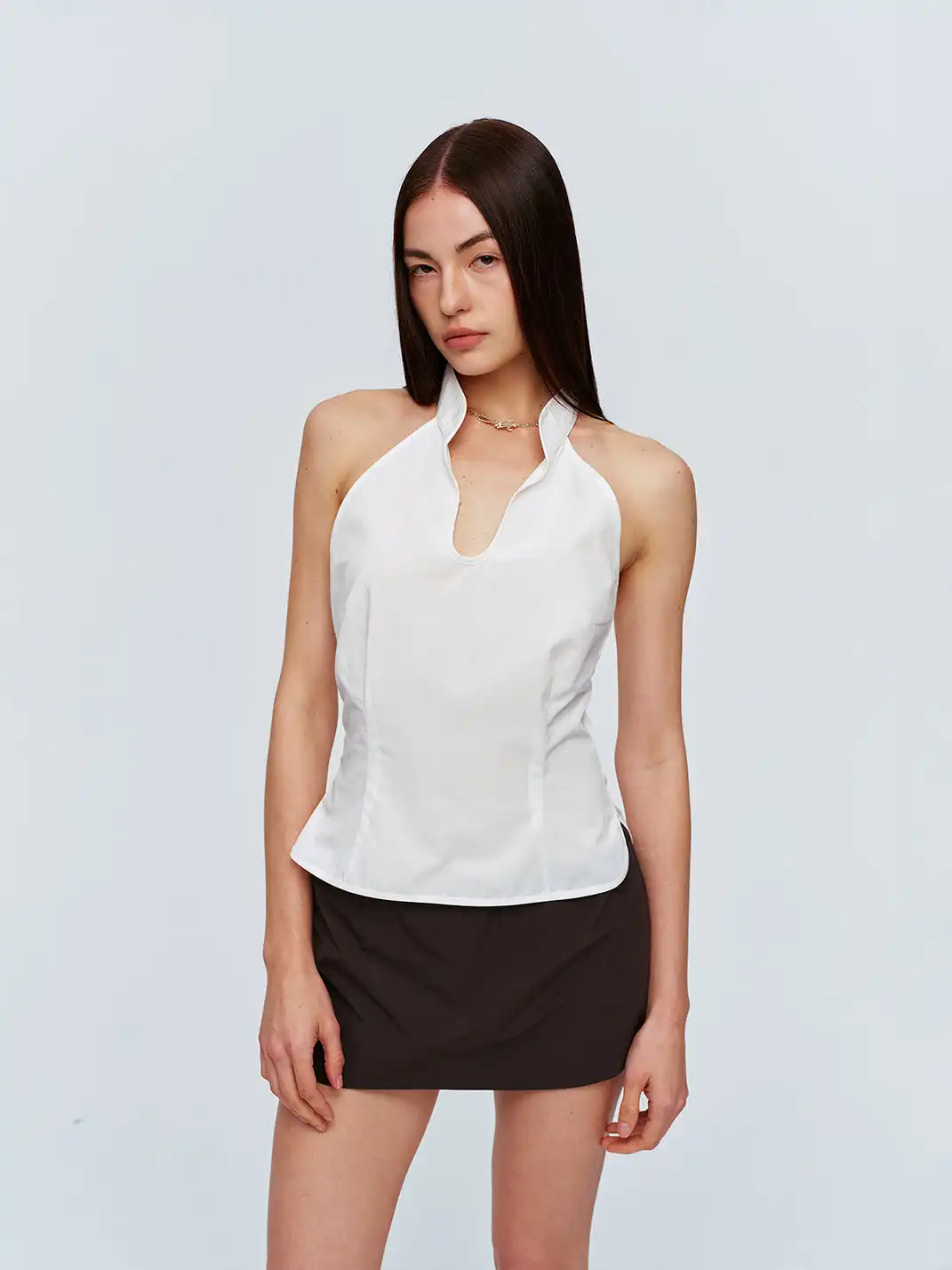 CSFC | Minimalist Backless Halter Top