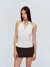 CSFC | Minimalist Backless Halter Top