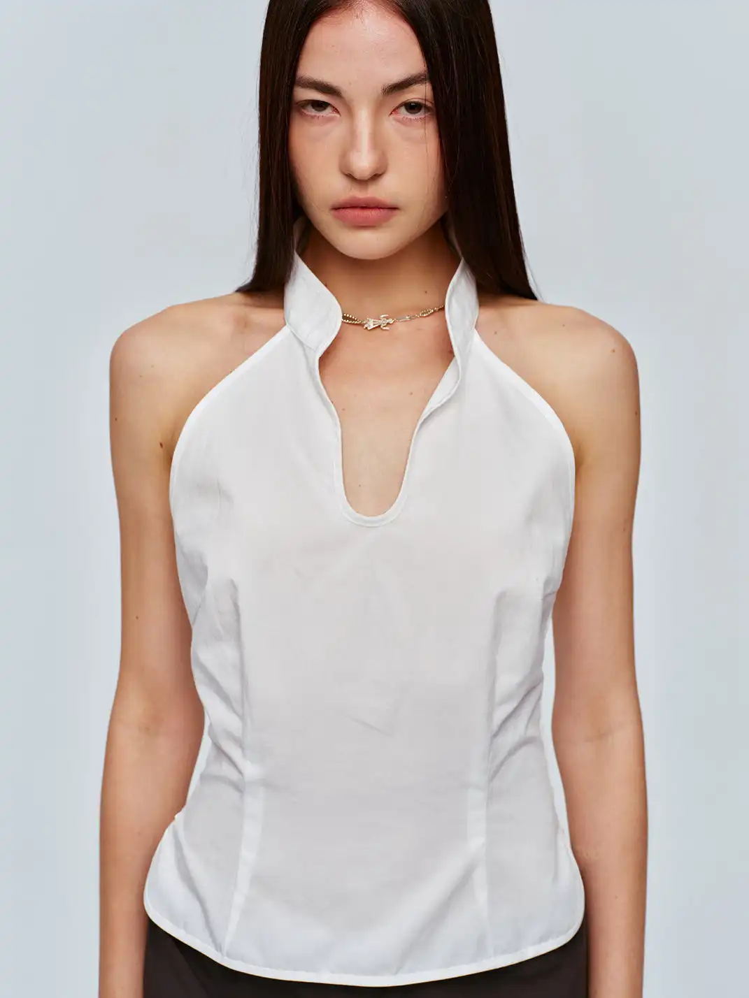 CSFC | Minimalist Backless Halter Top