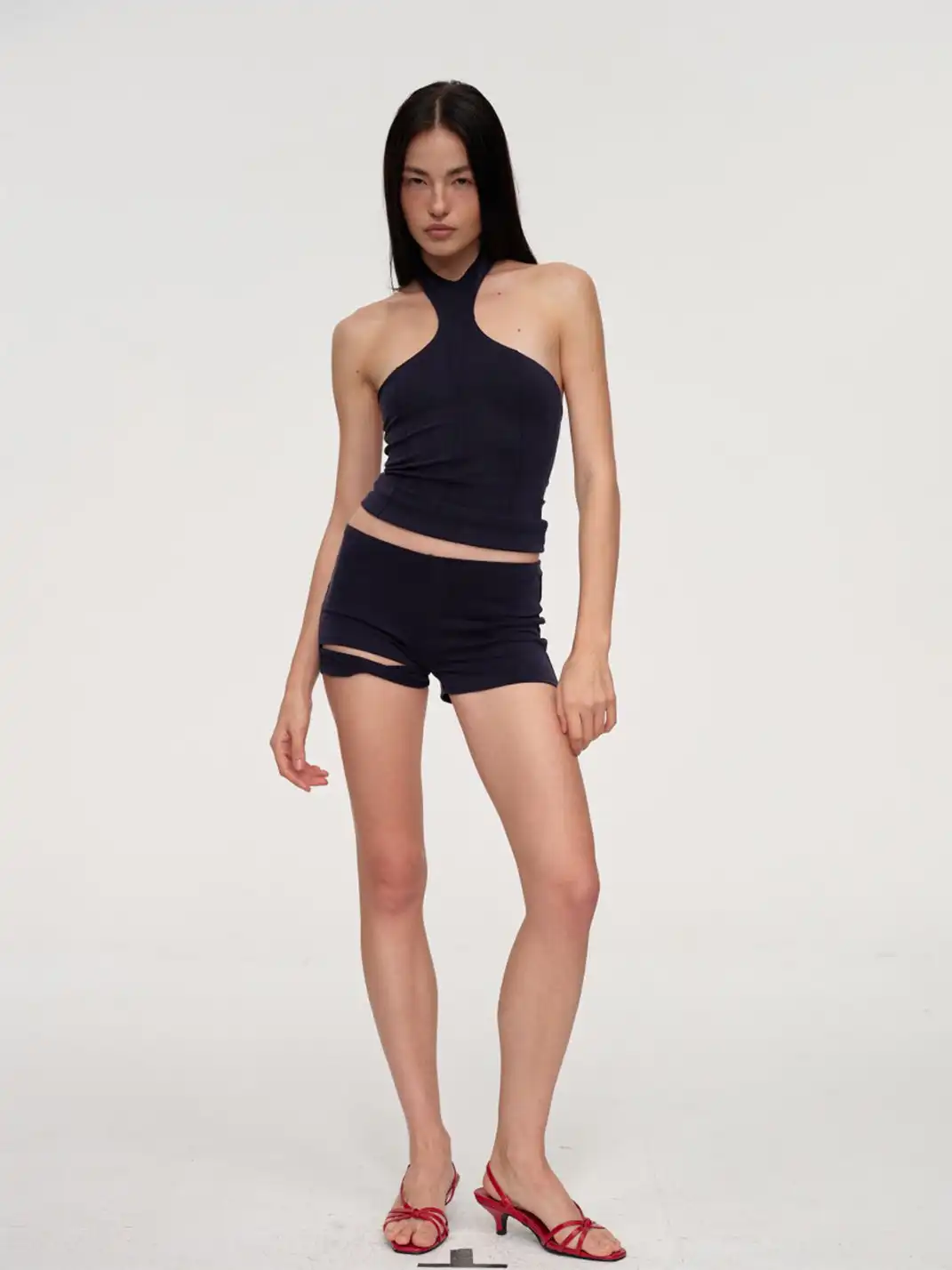 CSFC | Navy Blue Halter Top