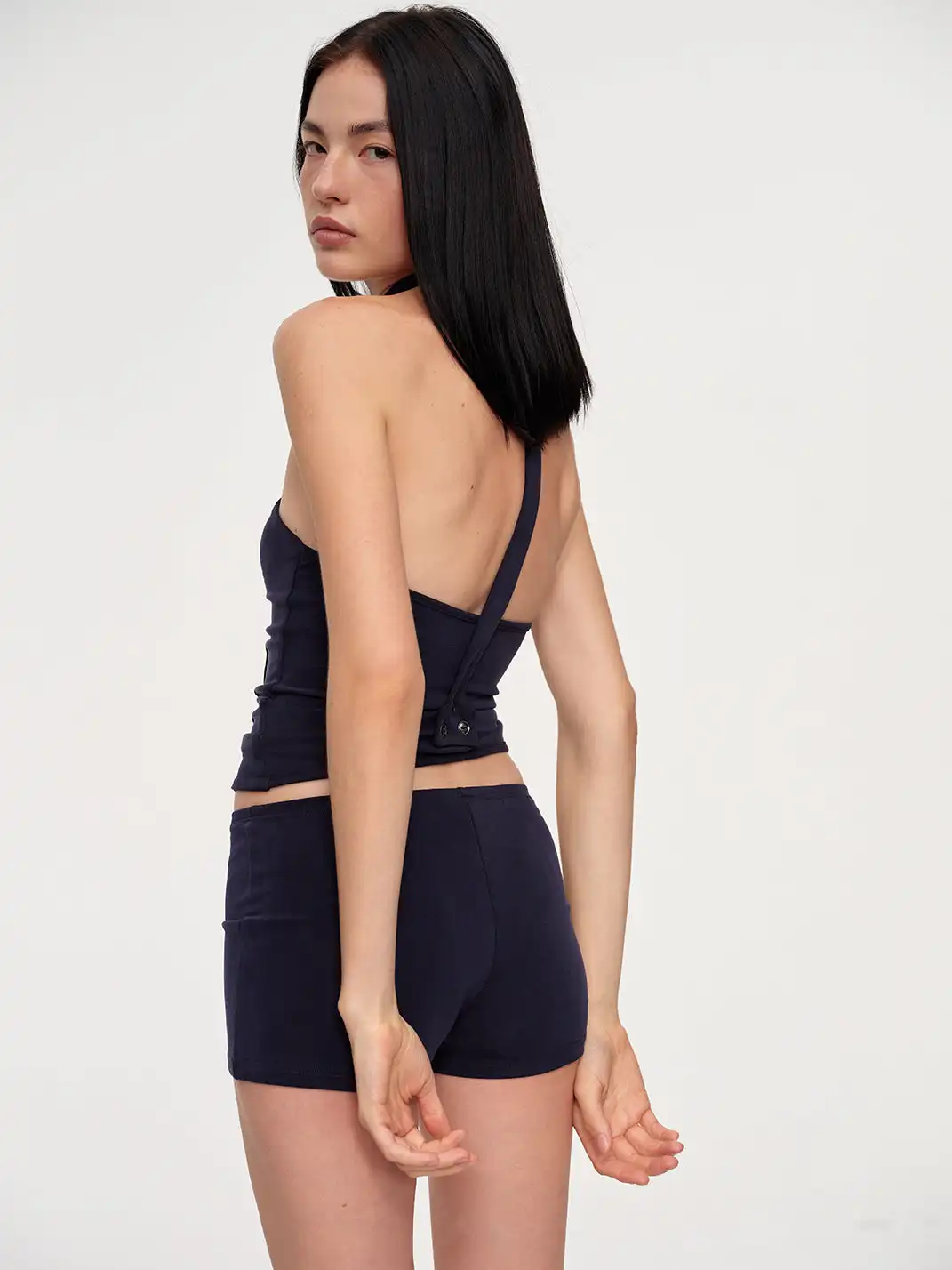CSFC | Navy Blue Halter Top