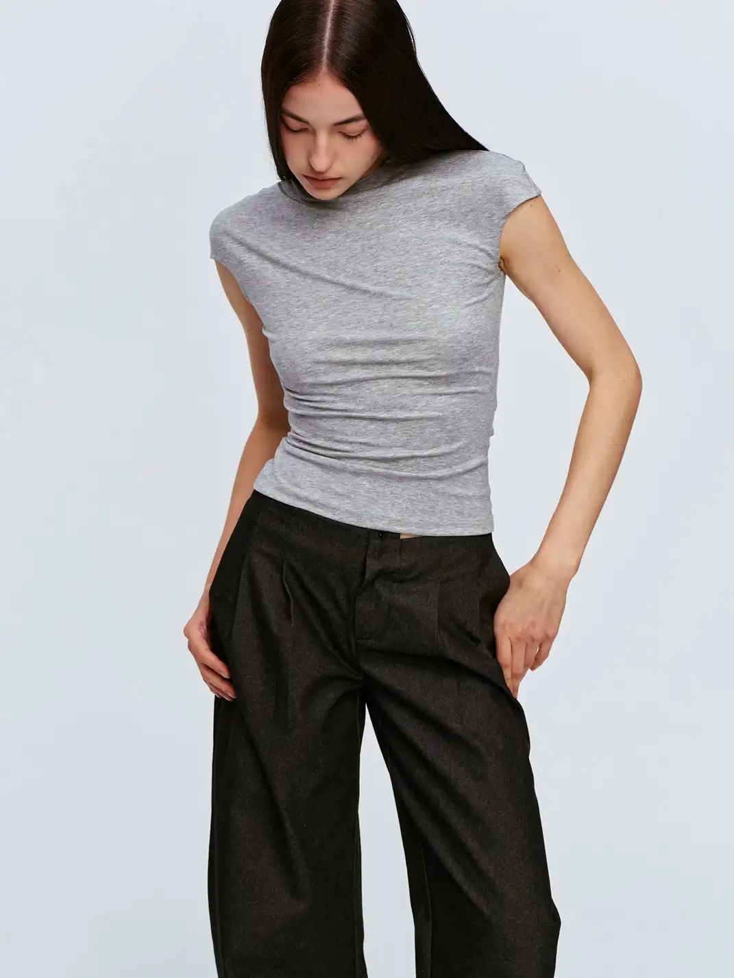 CSFC | Two-Piece Minimalist Raglan Sleeve Top