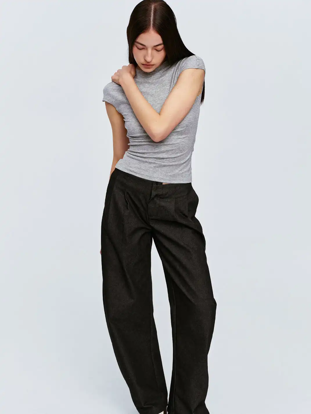 CSFC | Two-Piece Minimalist Raglan Sleeve Top