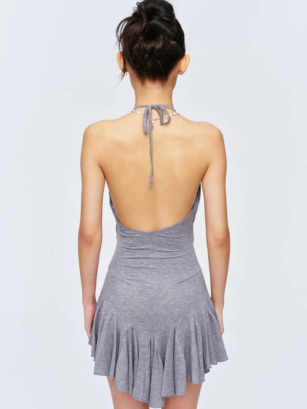 CSFC | Tencel Lyocell Ruched Backless Dress