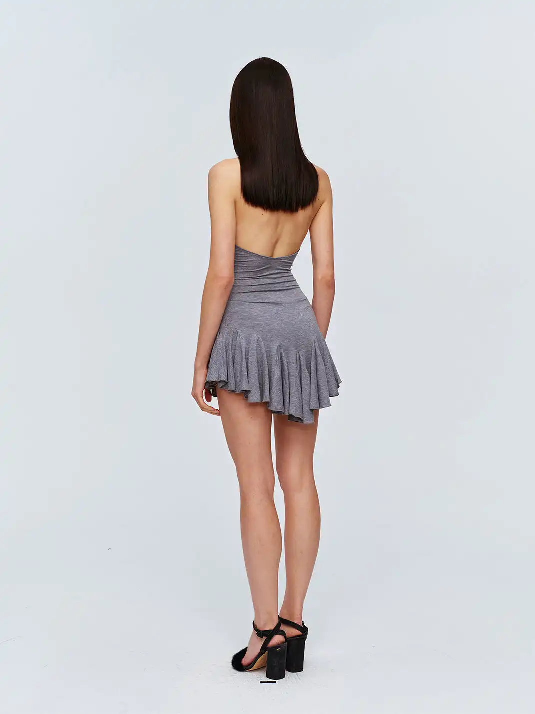 CSFC | Tencel Lyocell Ruched Backless Dress