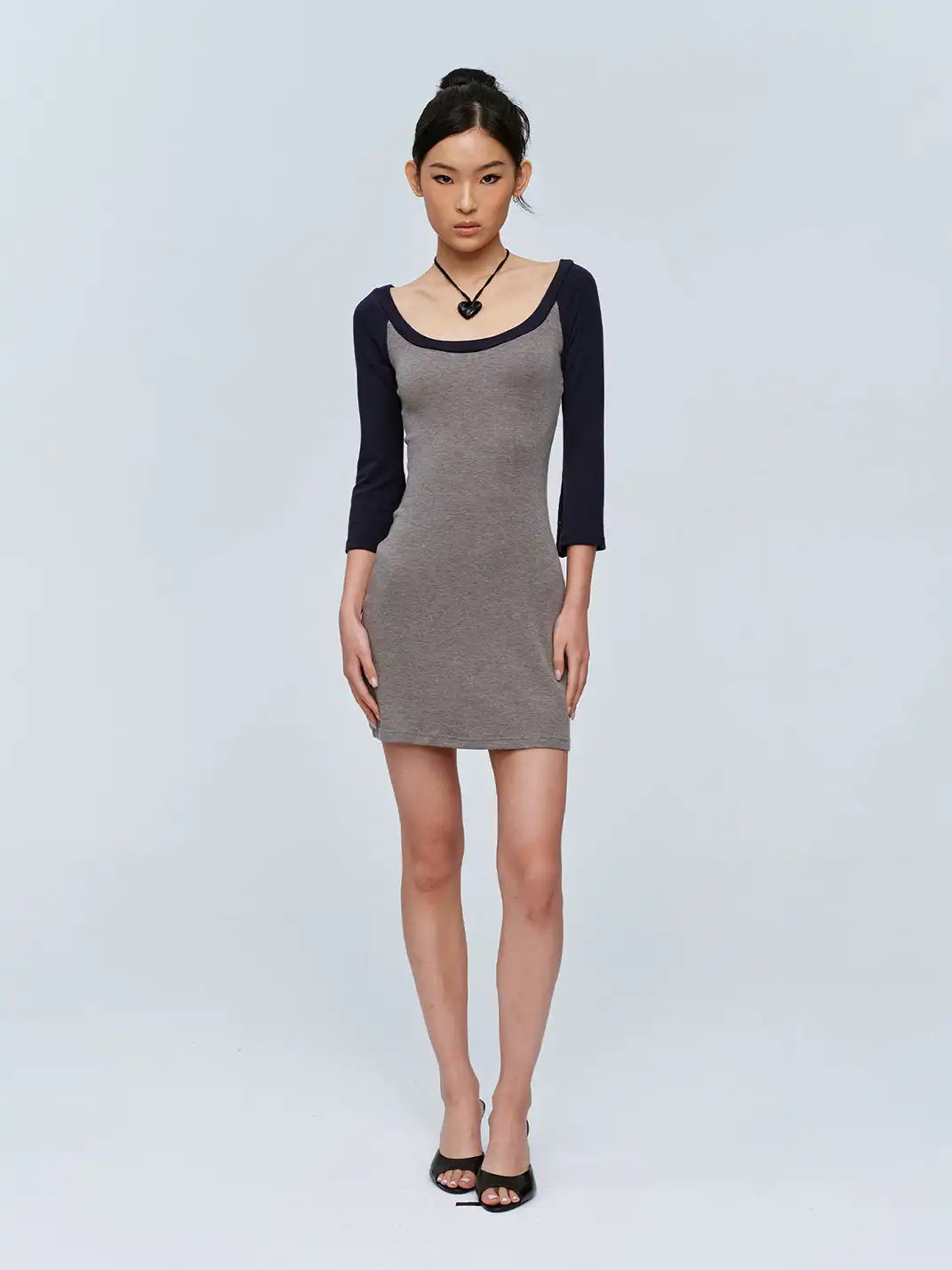 CSFC | Color Block Raglan Sleeve Dress