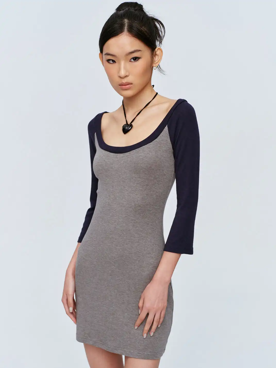 CSFC | Color Block Raglan Sleeve Dress
