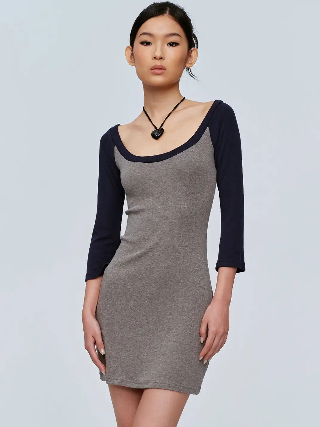 CSFC | Color Block Raglan Sleeve Dress