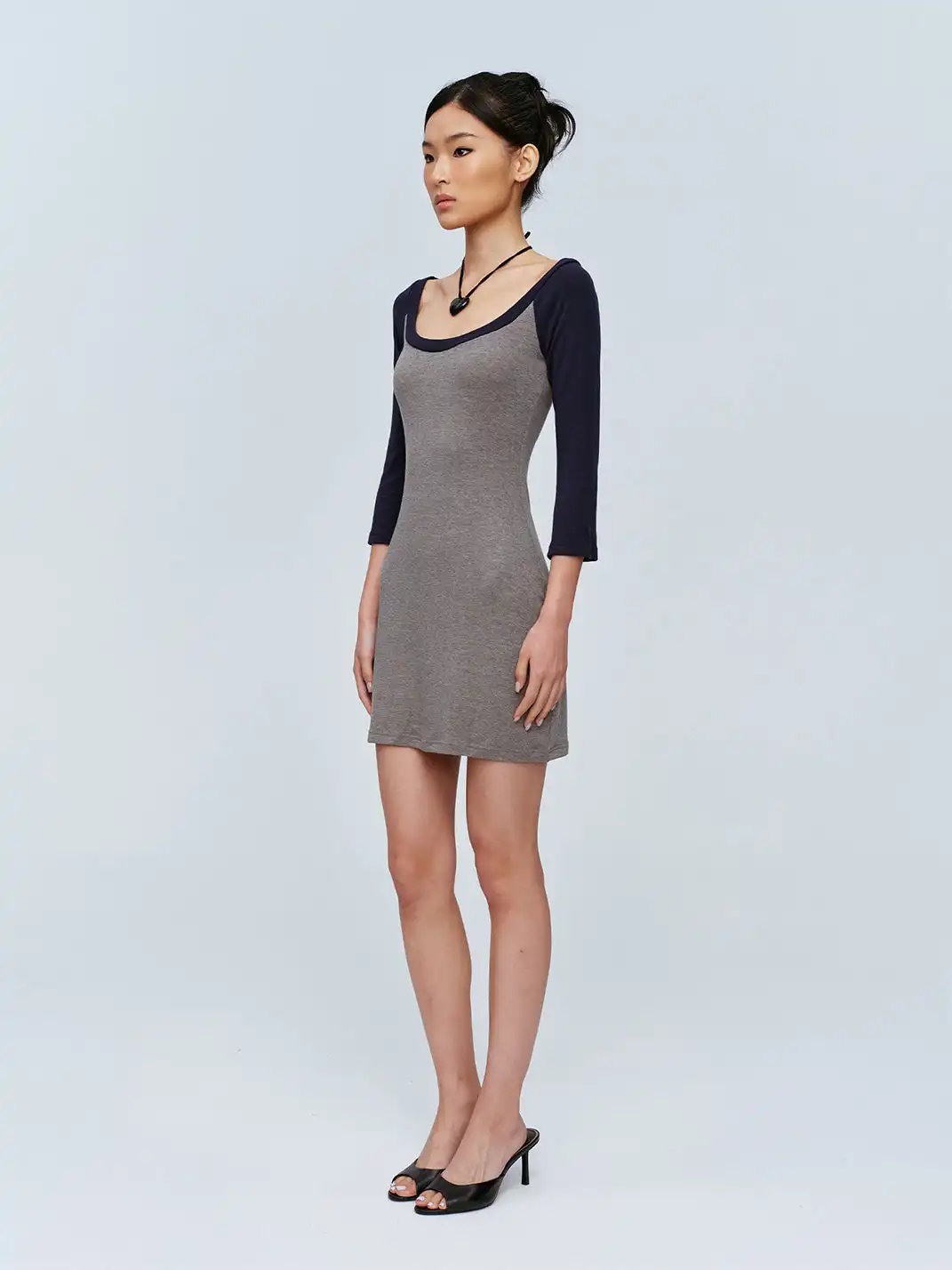 CSFC | Color Block Raglan Sleeve Dress