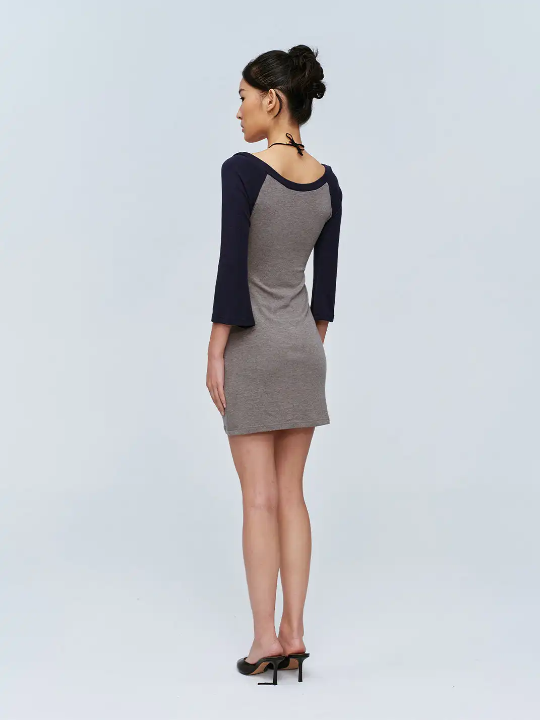CSFC | Color Block Raglan Sleeve Dress