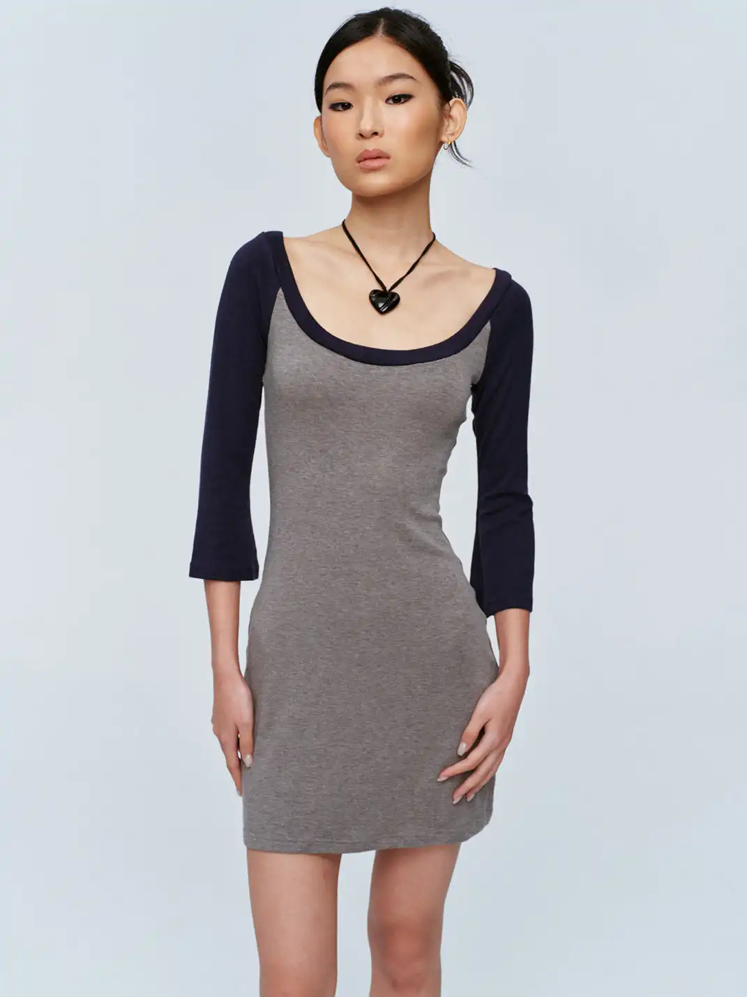 CSFC | Color Block Raglan Sleeve Dress