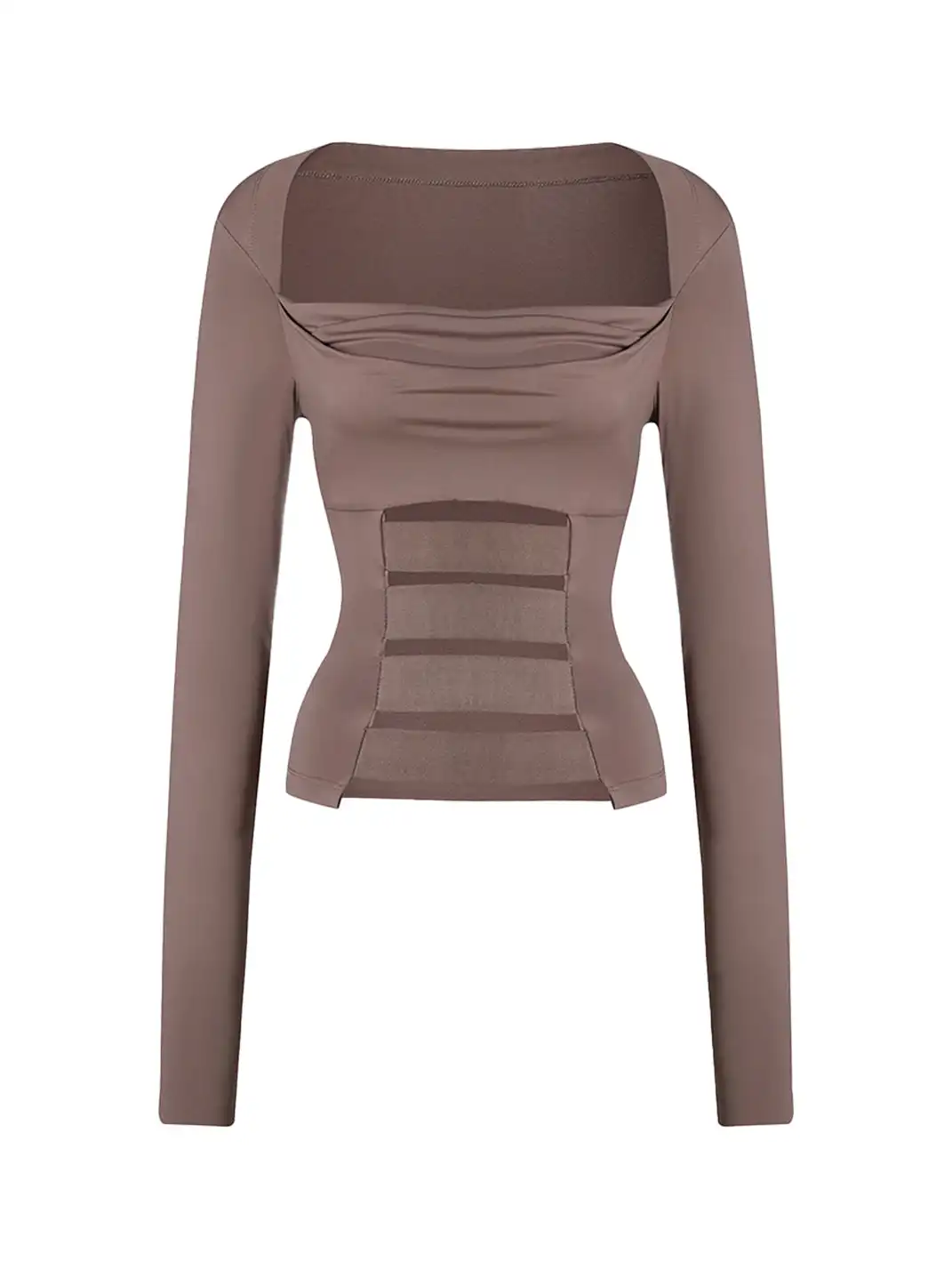 CSFC | Bandage Stretch Long Sleeve Top