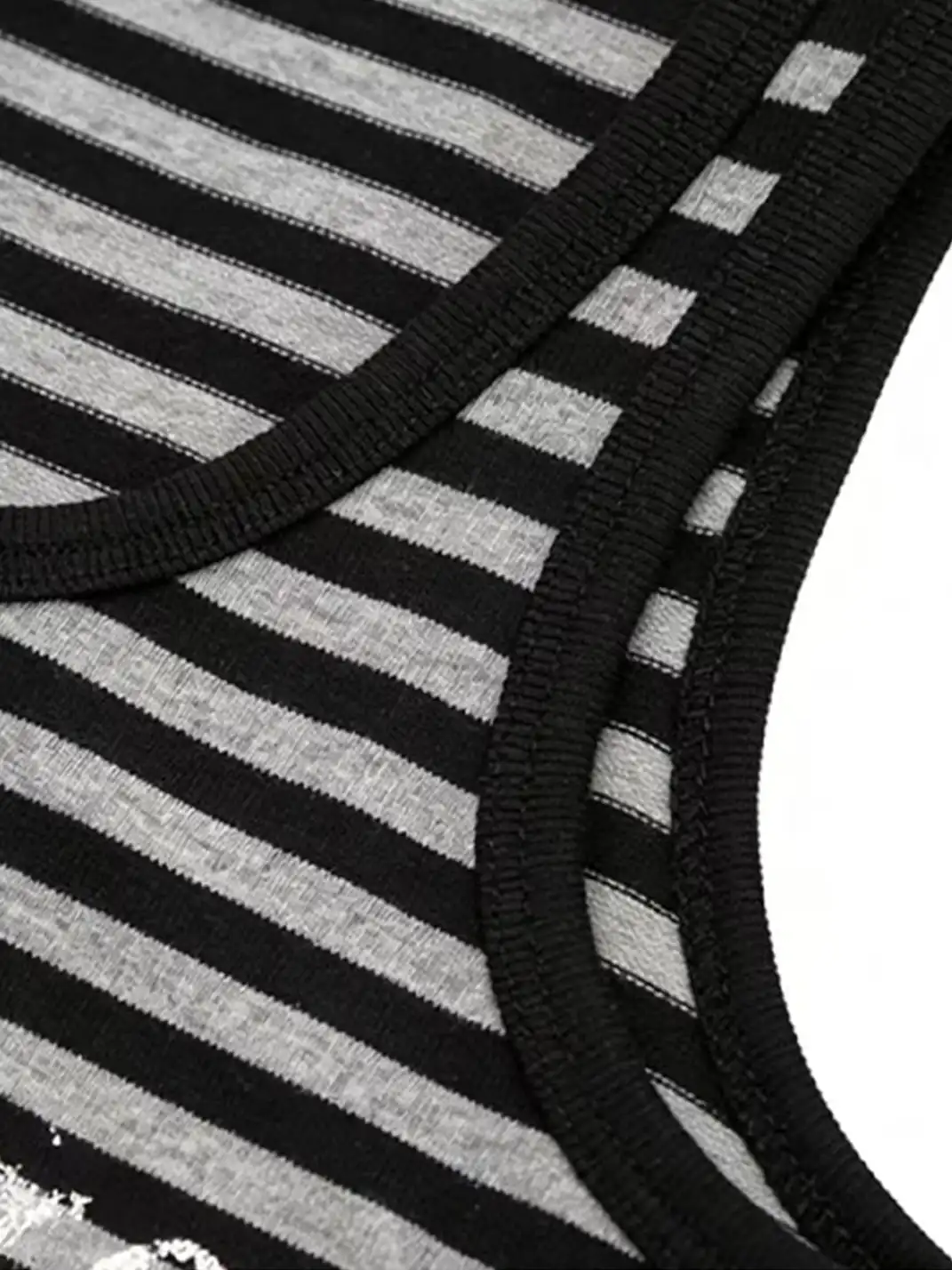 DETW | Slogan Stripe Tank Top