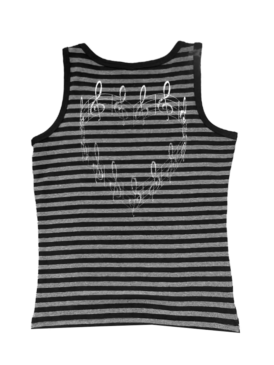 DETW | Slogan Stripe Tank Top