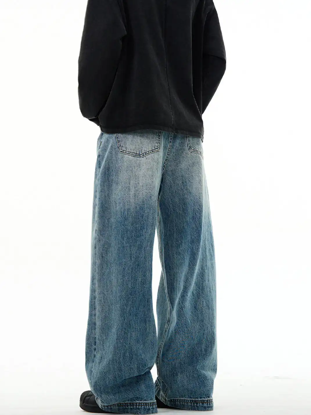 MADWITCH | Cleanfit Blue Straight-Leg Jeans