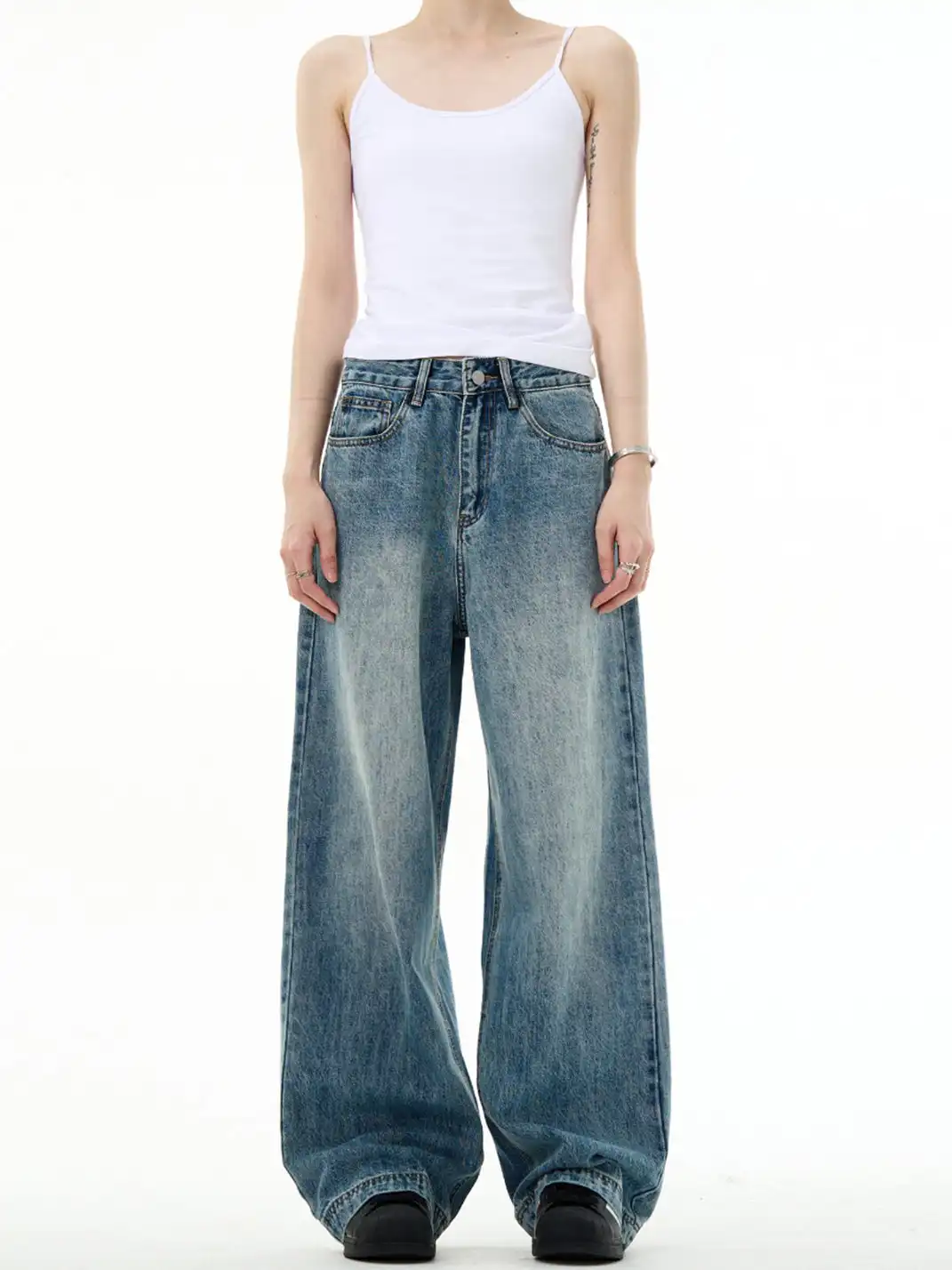 MADWITCH | Cleanfit Blue Straight-Leg Jeans
