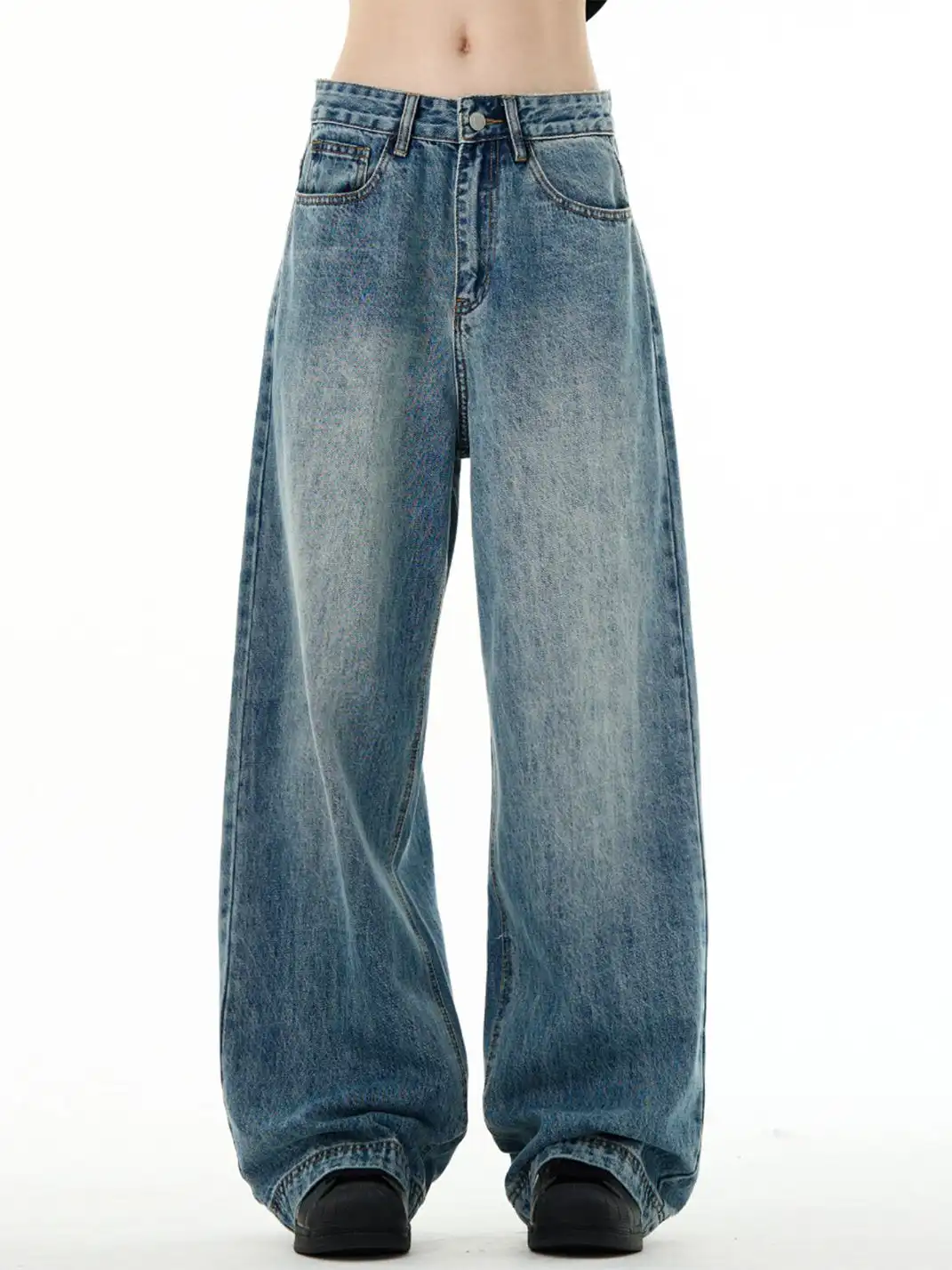 MADWITCH | Cleanfit Blue Straight-Leg Jeans