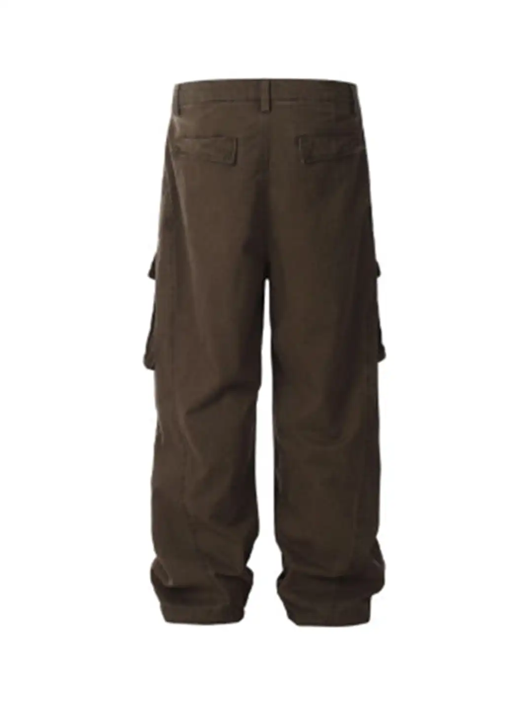 MADWITCH | Vintage Deconstructed & Ruched Straight-Leg Trousers