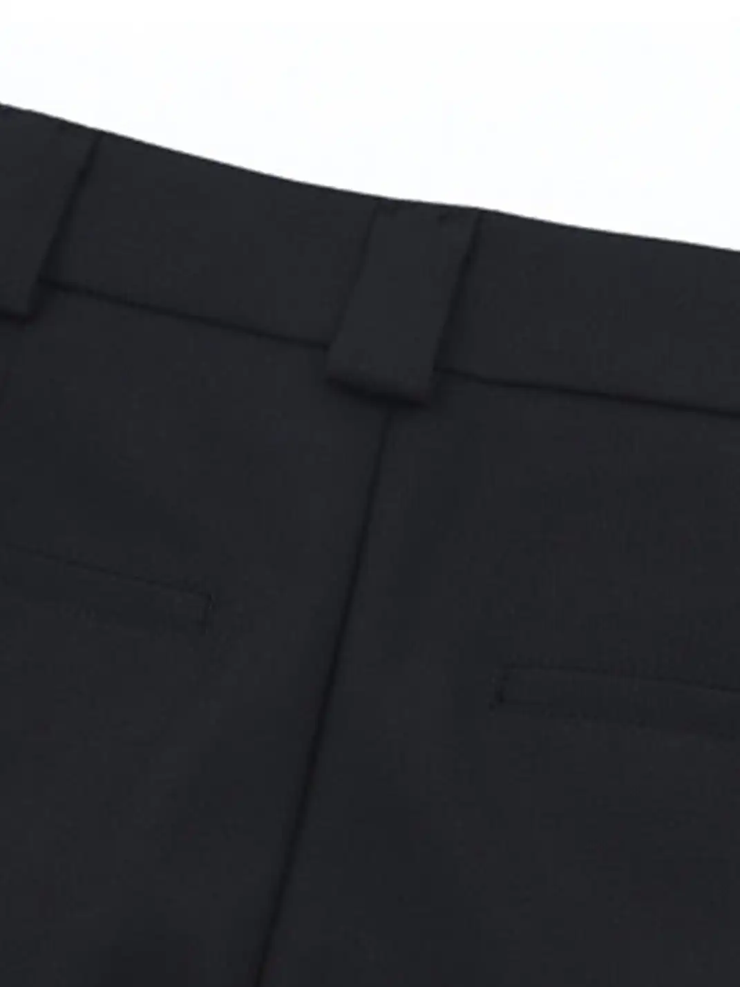 MADWITCH | Pleated Black Flared Trousers
