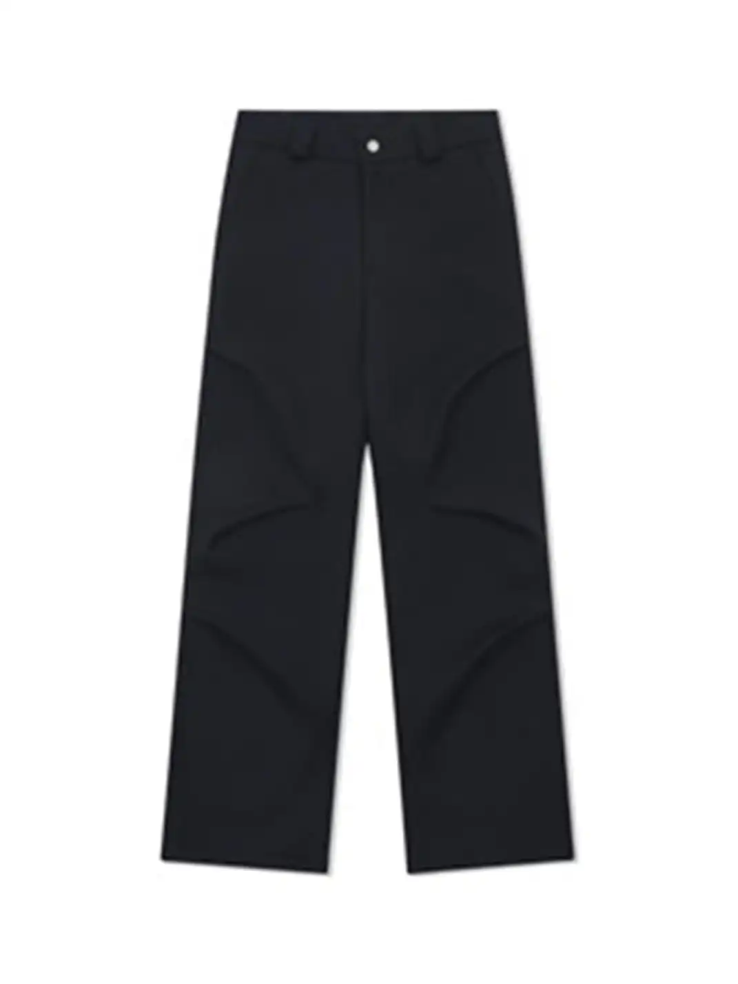 MADWITCH | Pleated Black Flared Trousers