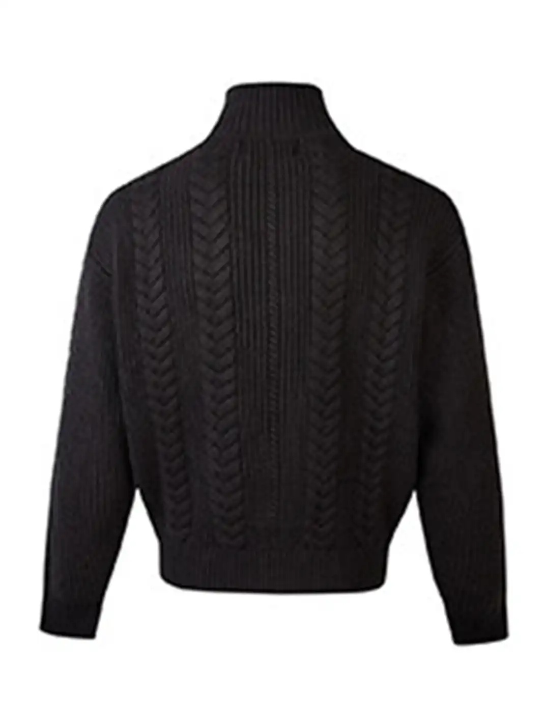 MADWITCH | Braided Cable Texture Knitted Sweater
