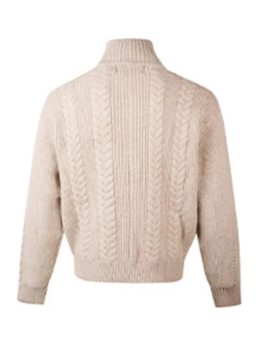 MADWITCH | Braided Cable Texture Knitted Sweater
