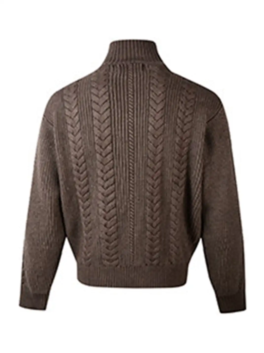 MADWITCH | Braided Cable Texture Knitted Sweater
