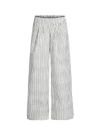 MADWITCH | Striped Elastic Waist Casual Pants