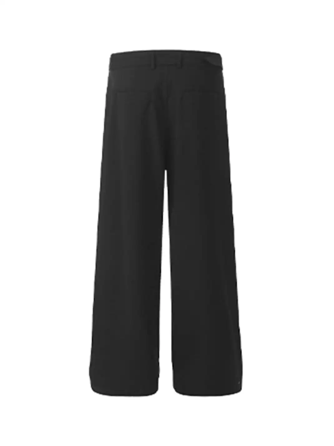 MADWITCH | Curved Seam Belted Wide-Leg Pants