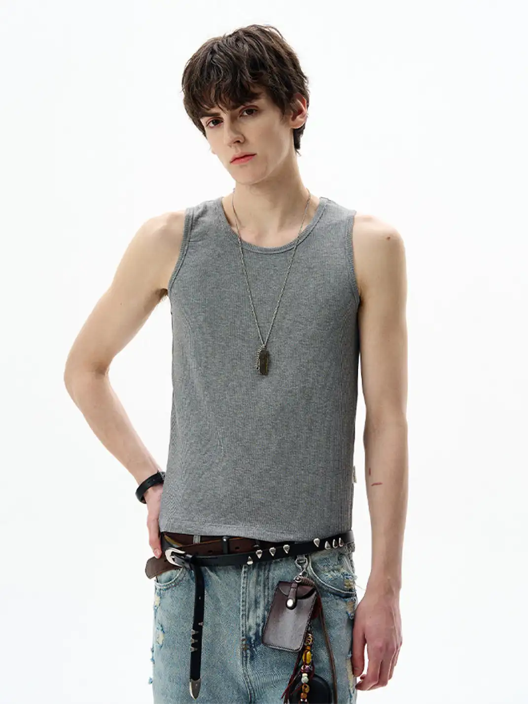 MADWITCH | Sleeveless Waistcoat Top