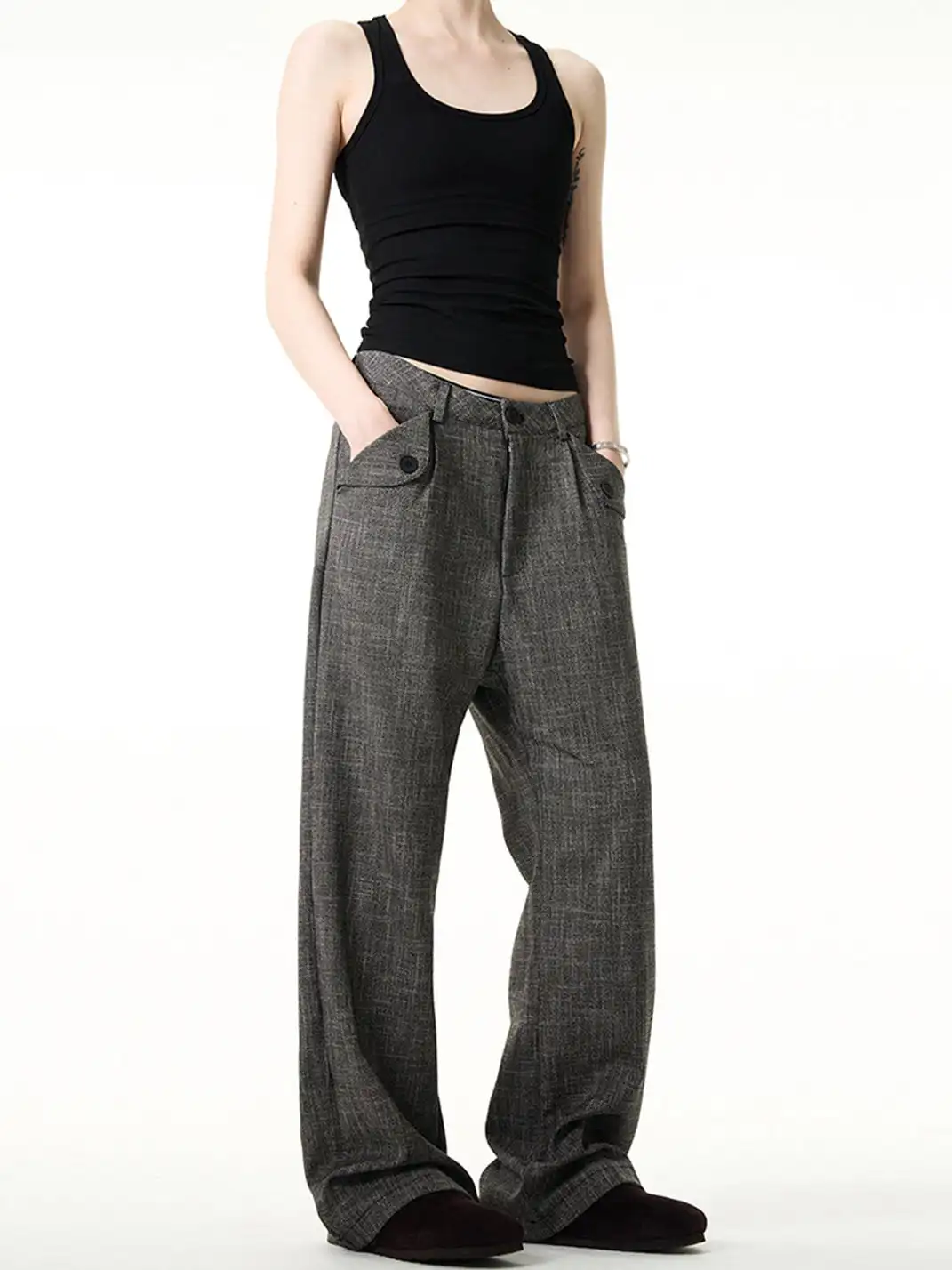 MADWITCH | Drapey Casual Pants