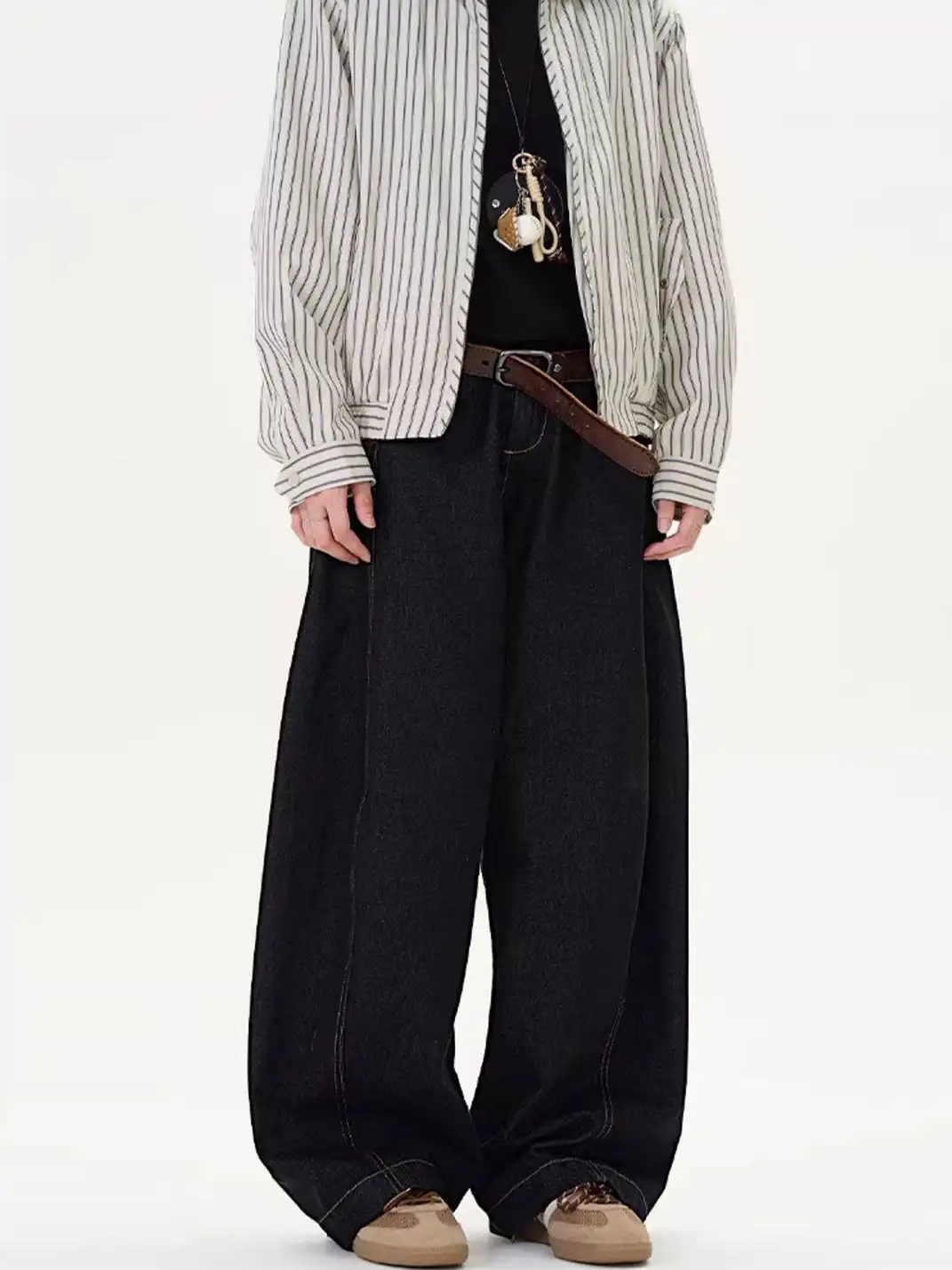 MADWITCH | Wide-Leg Scimitar Cut Jeans