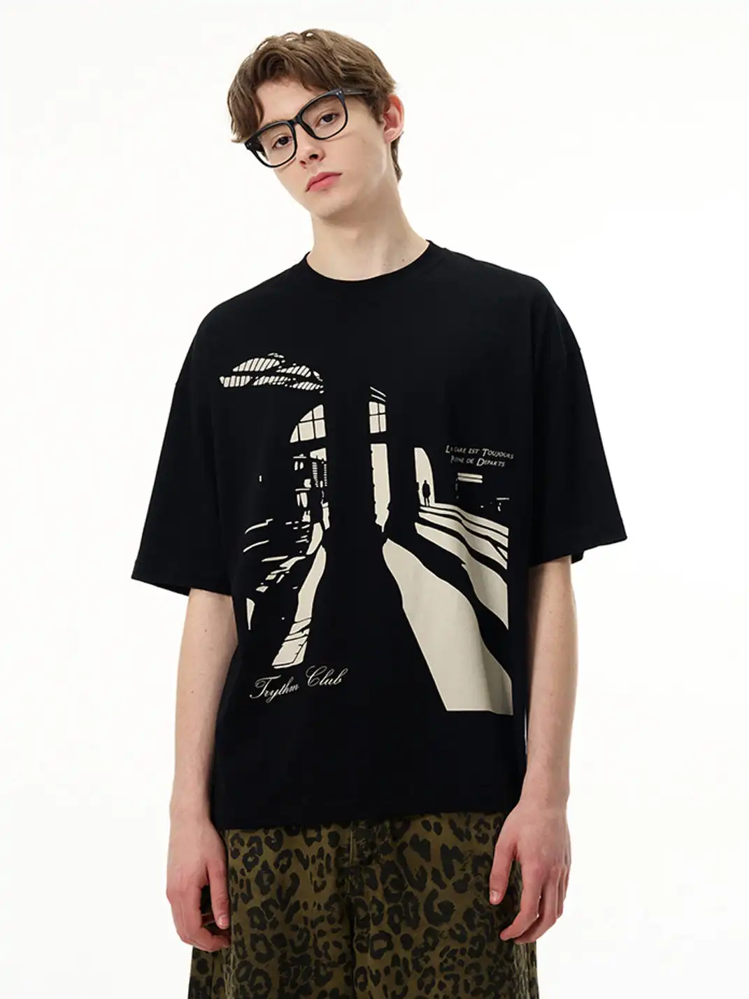 MADWITCH | Silhouette Print T-Shirt