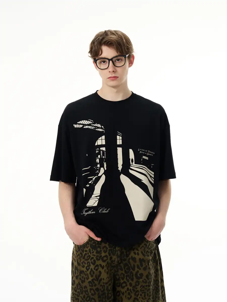 MADWITCH | Silhouette Print T-Shirt - 4