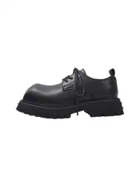 PINJIAHUI | Metal Embellished Chunky Platform Derby Shoes