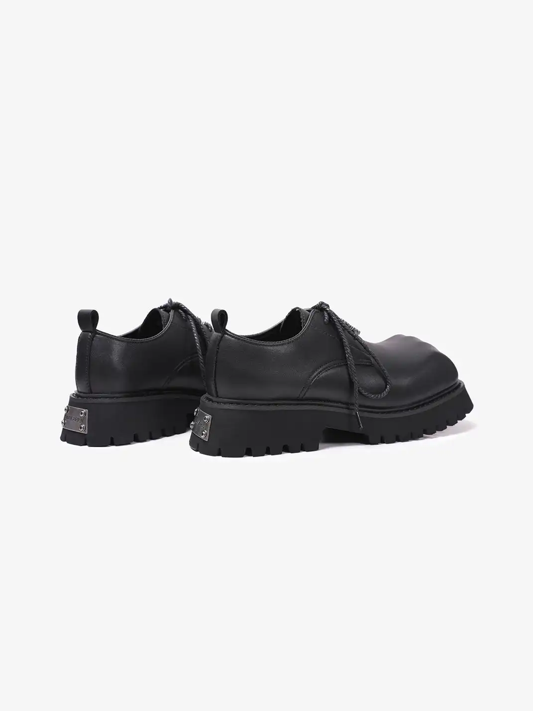 PINJIAHUI | Metal Embellished Chunky Platform Derby Shoes