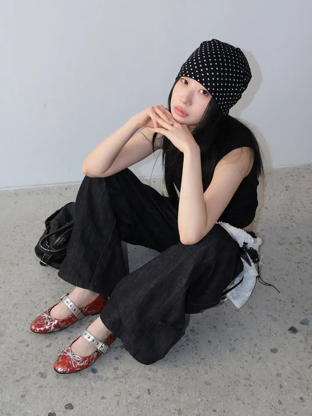 Mooreyu Atelier | Low-Cut Single Strap Ballet Flats