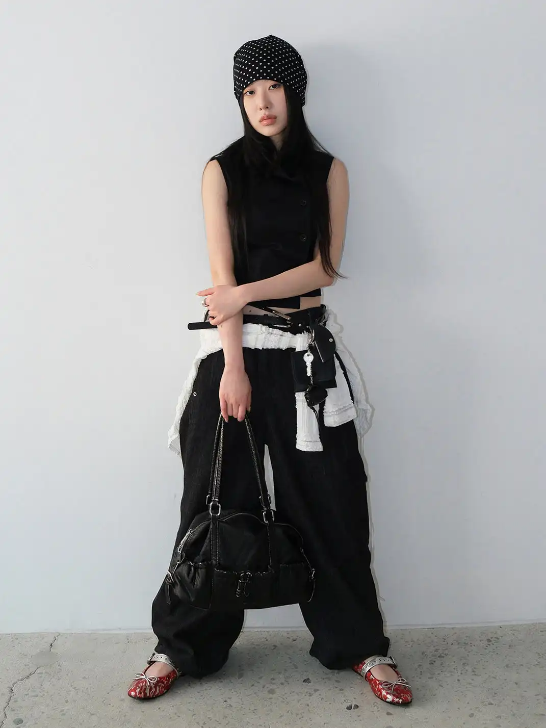 Mooreyu Atelier | Low-Cut Single Strap Ballet Flats
