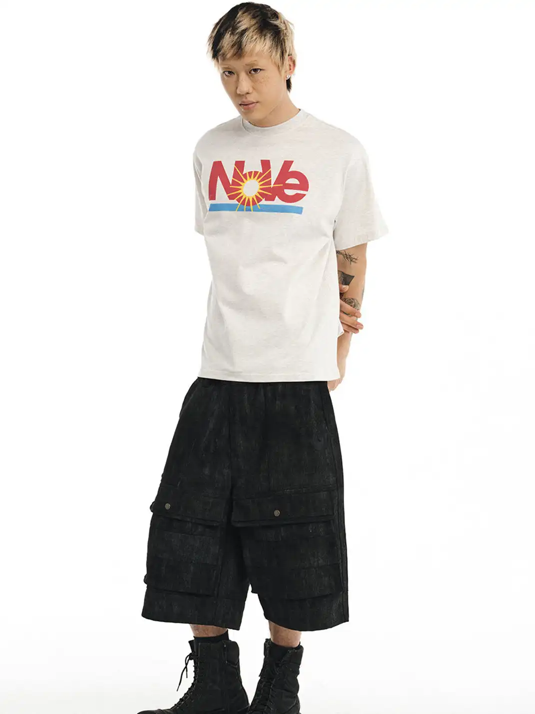 NOVACAM | Parody Print Short Sleeve T-Shirt
