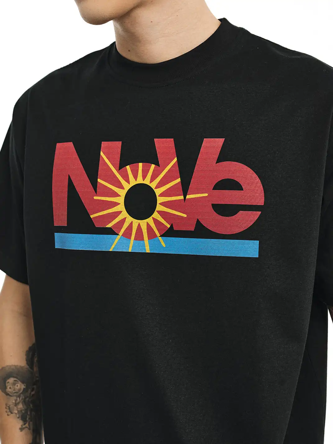 NOVACAM | Parody Print Short Sleeve T-Shirt